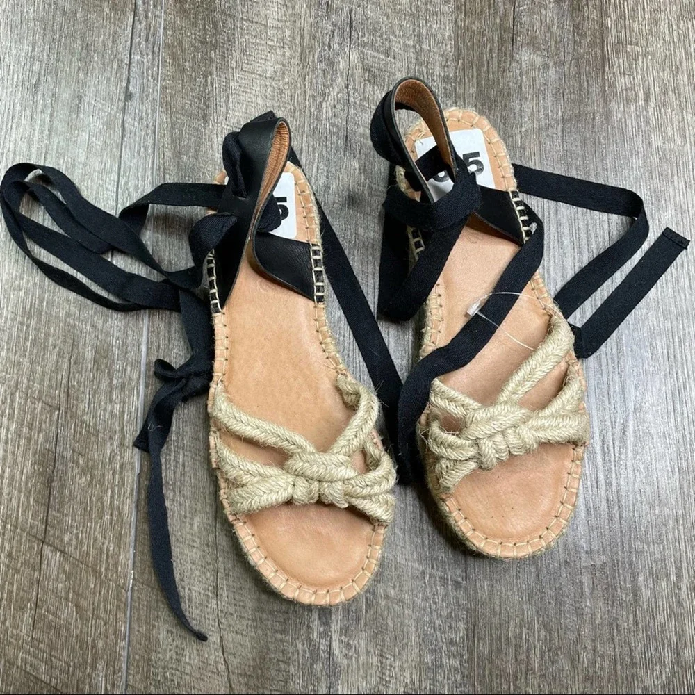 Madewell Gwen Espadrille Sandals Size 6.5 - Picture 2 of 6